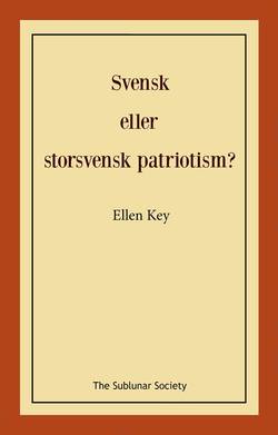 Svensk eller storsvensk patriotism?