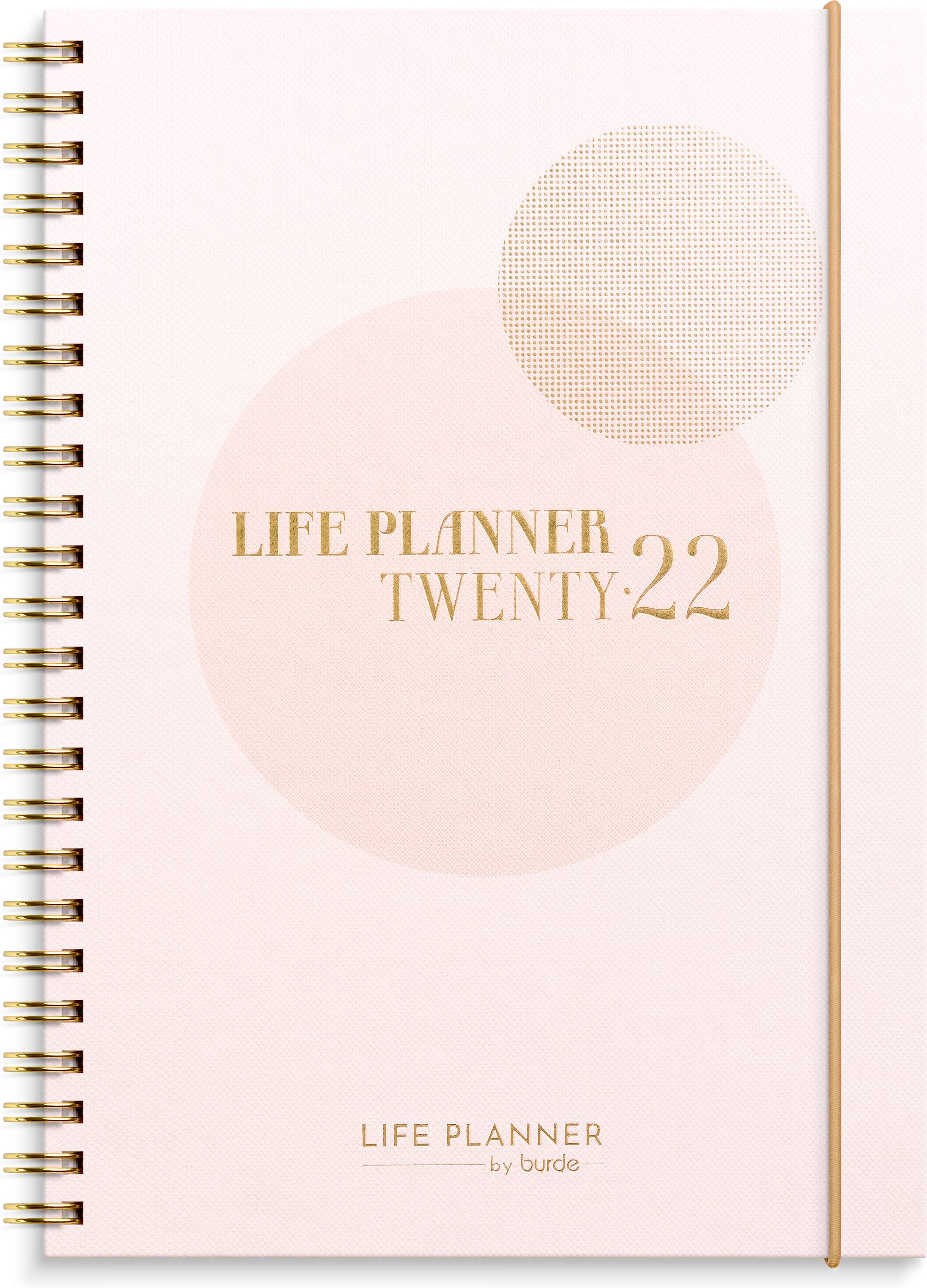 Kalender 2022 Life Planner Pink A5