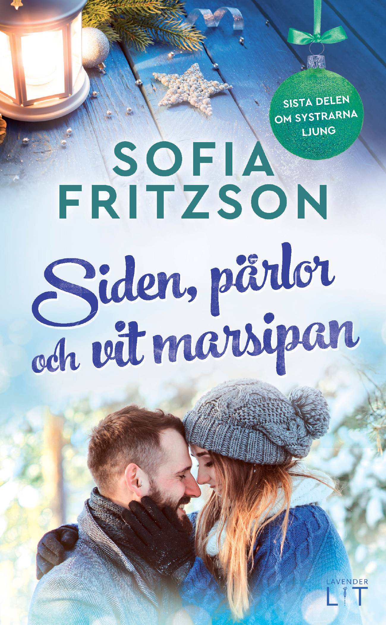 Siden, pärlor och vit marsipan