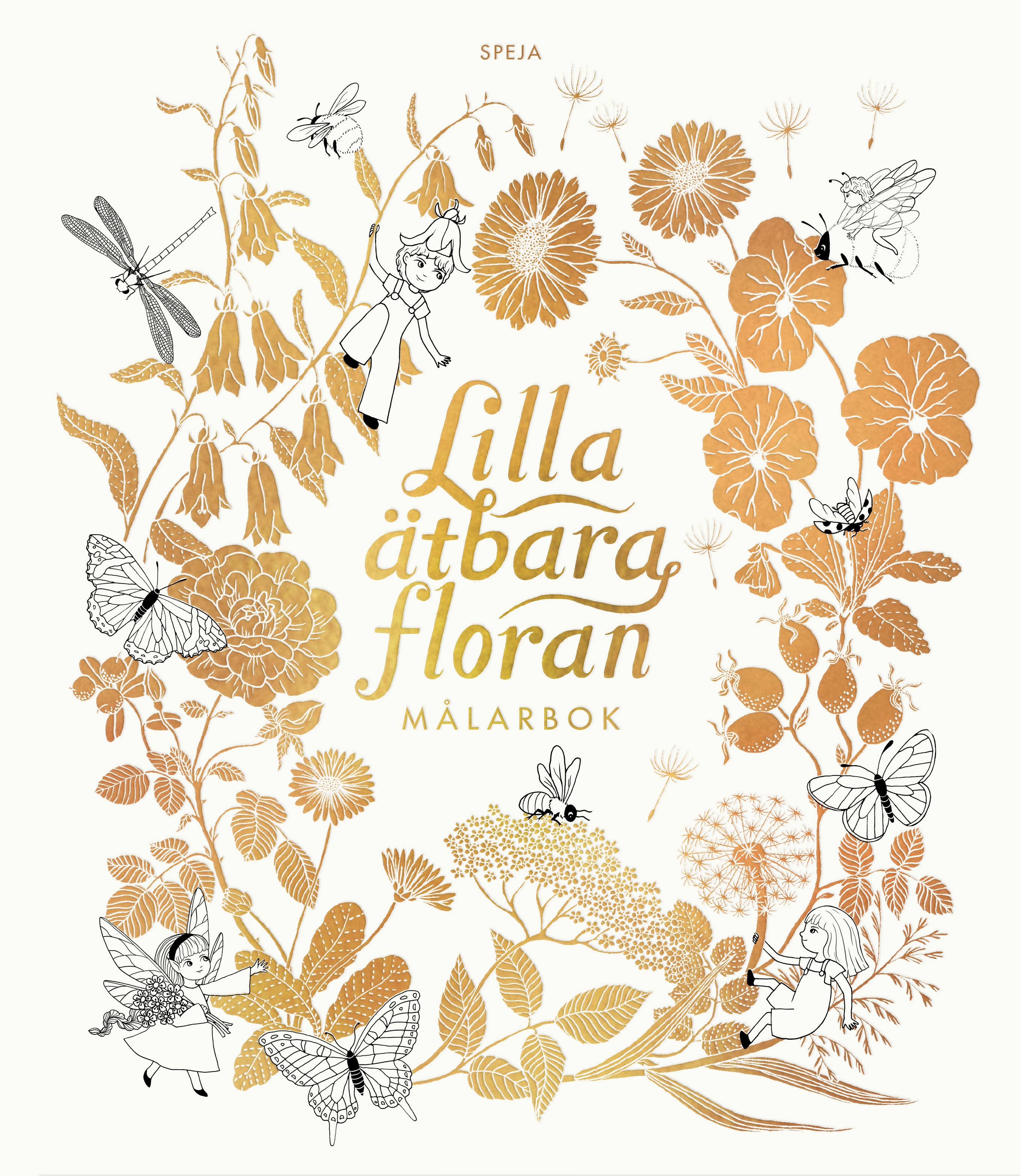 Lilla ätbara floran: Målarbok