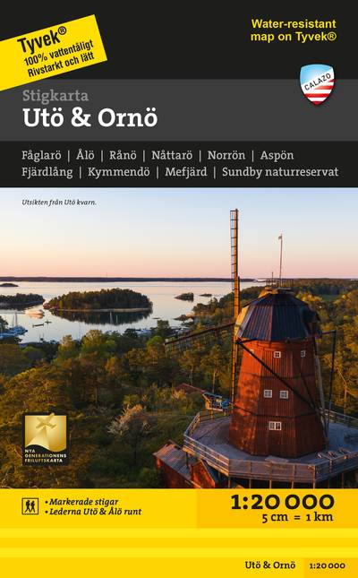Stigkarta Utö & Ornö 1:25.000