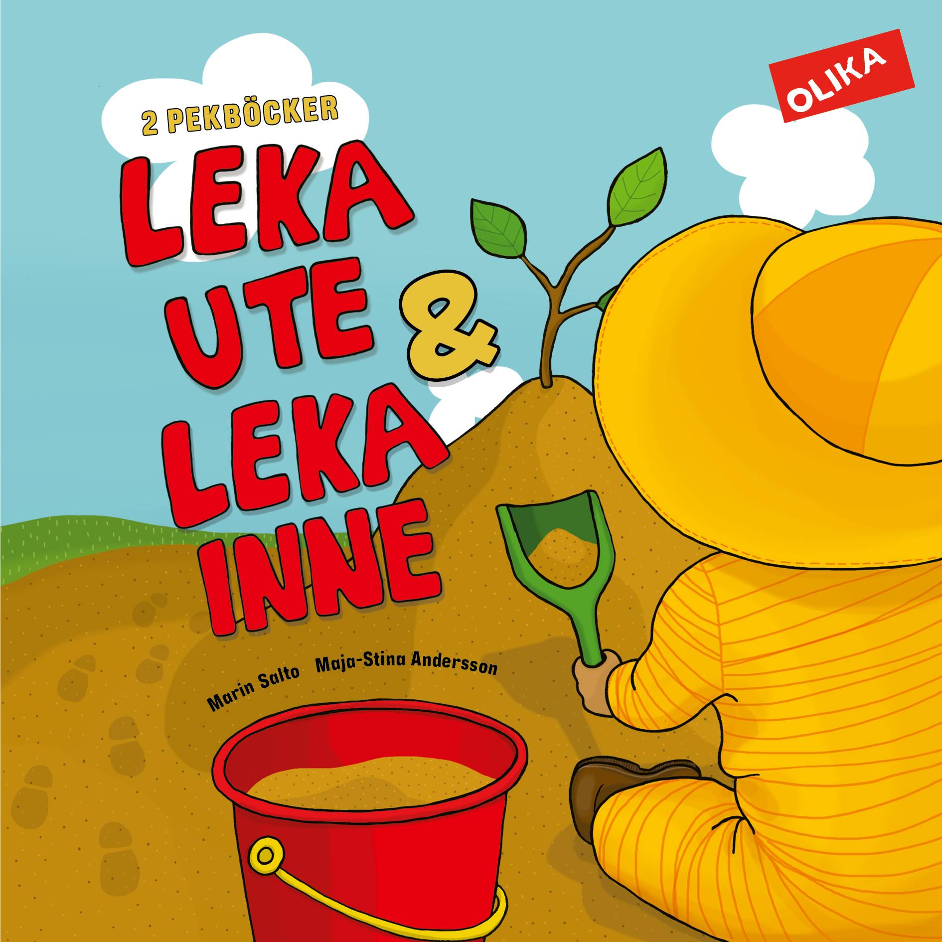 Leka ute & Leka inne - två pekböcker i en!