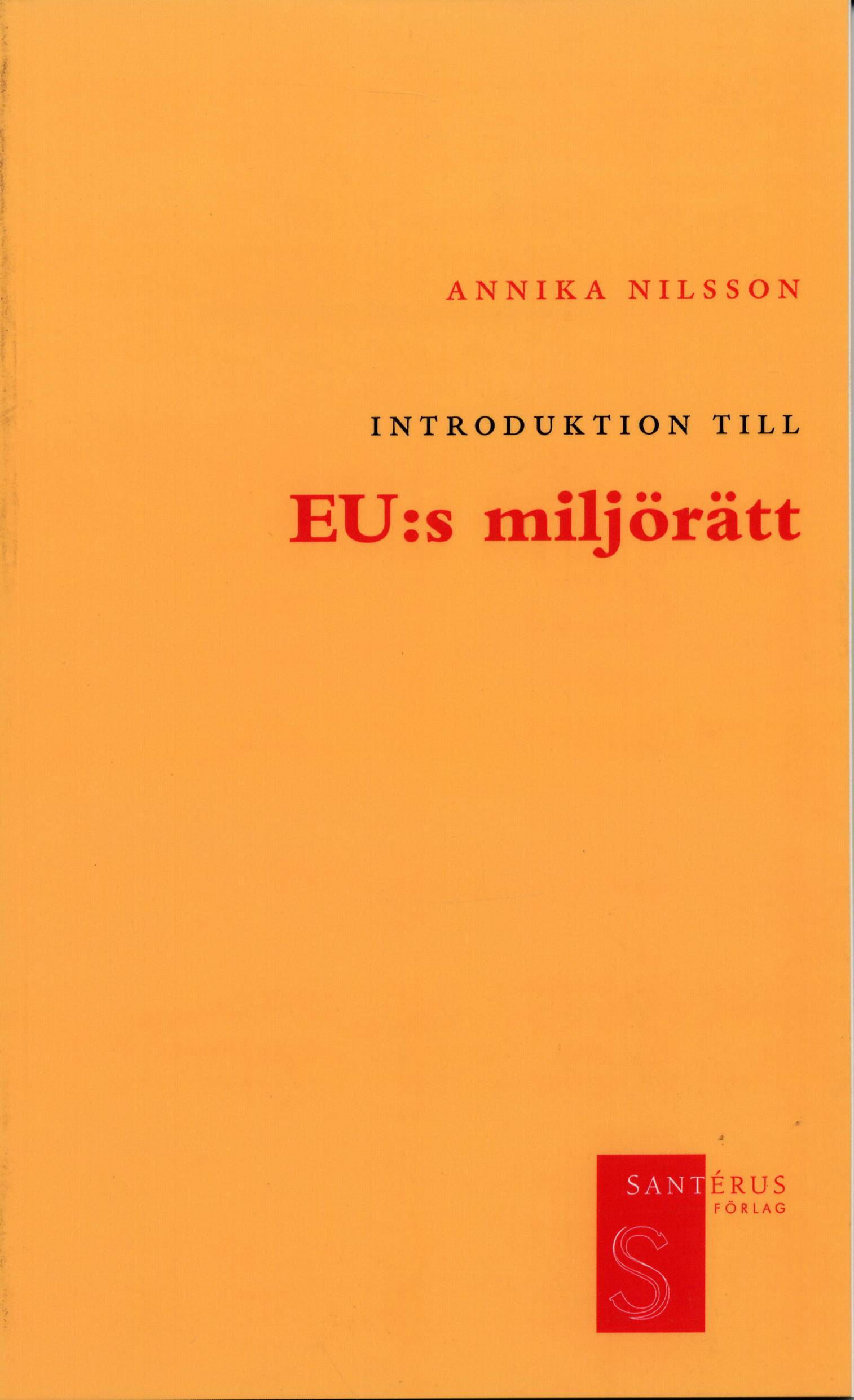 Introduktion till EU:s miljörätt