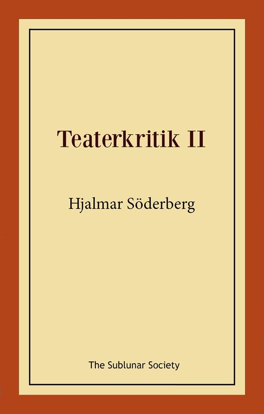 Teaterkritik II