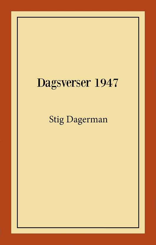 Dagsverser 1947