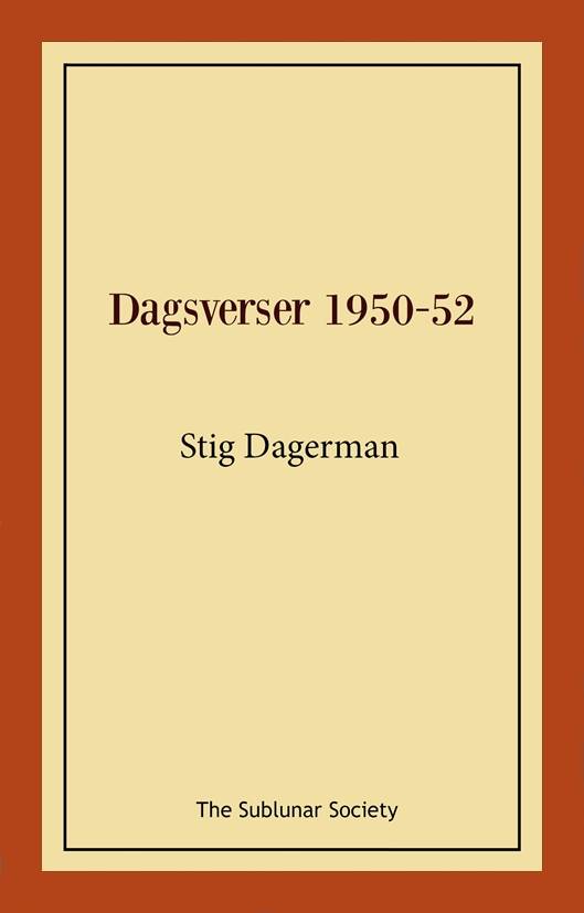 Dagsverser 1950-52