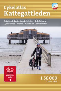 Cykelatlas Kattegattleden 1:50.000