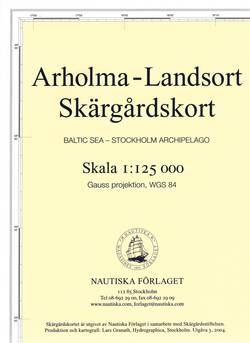 Skärgårdskort Arholma - Landsort