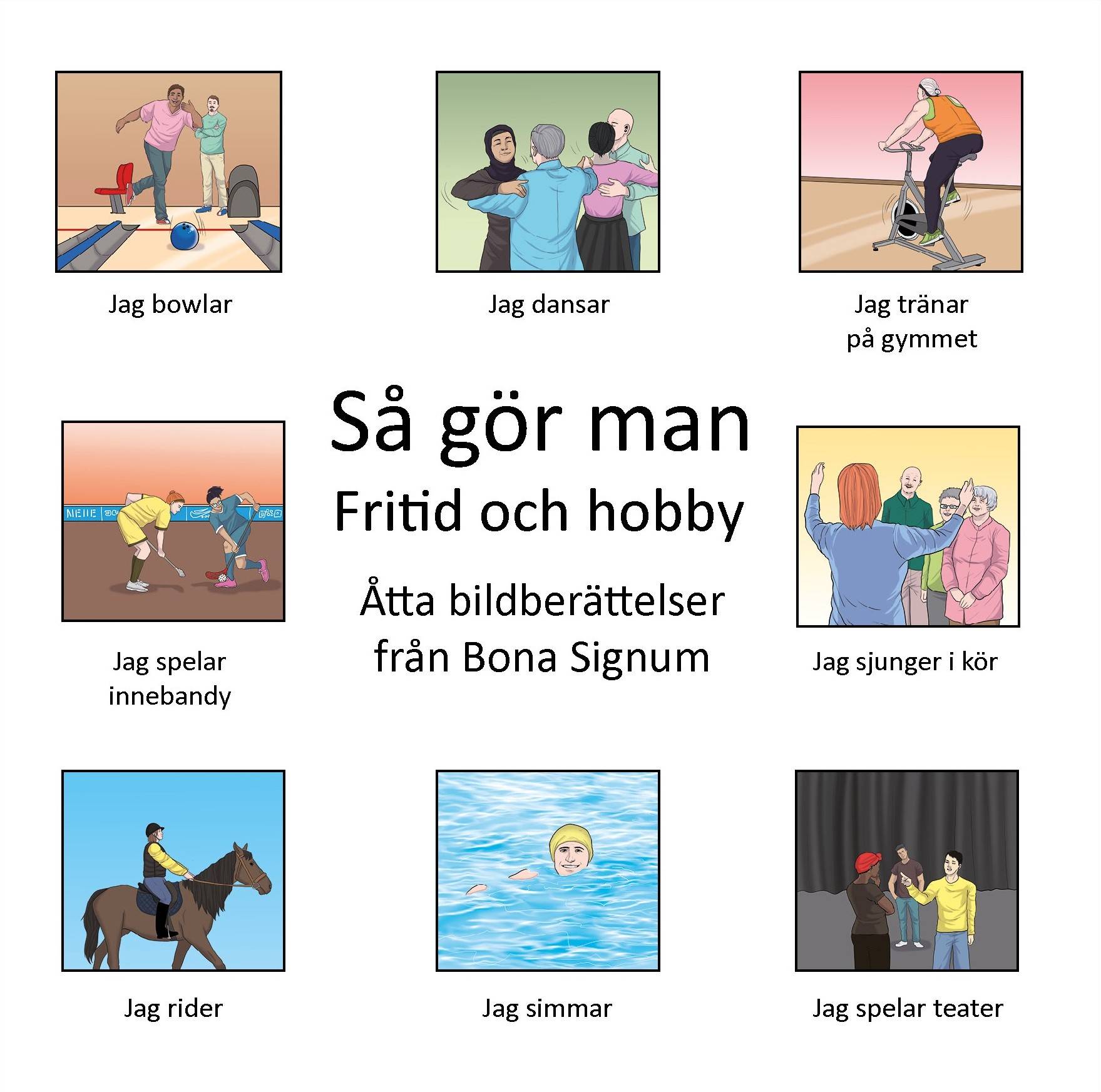 Så gör man Fritid och hobby - ask med åtta bildberättelser