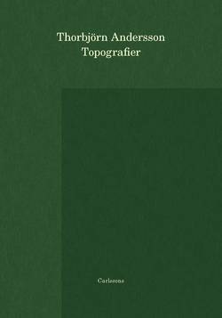 Topografier : landskapets texter