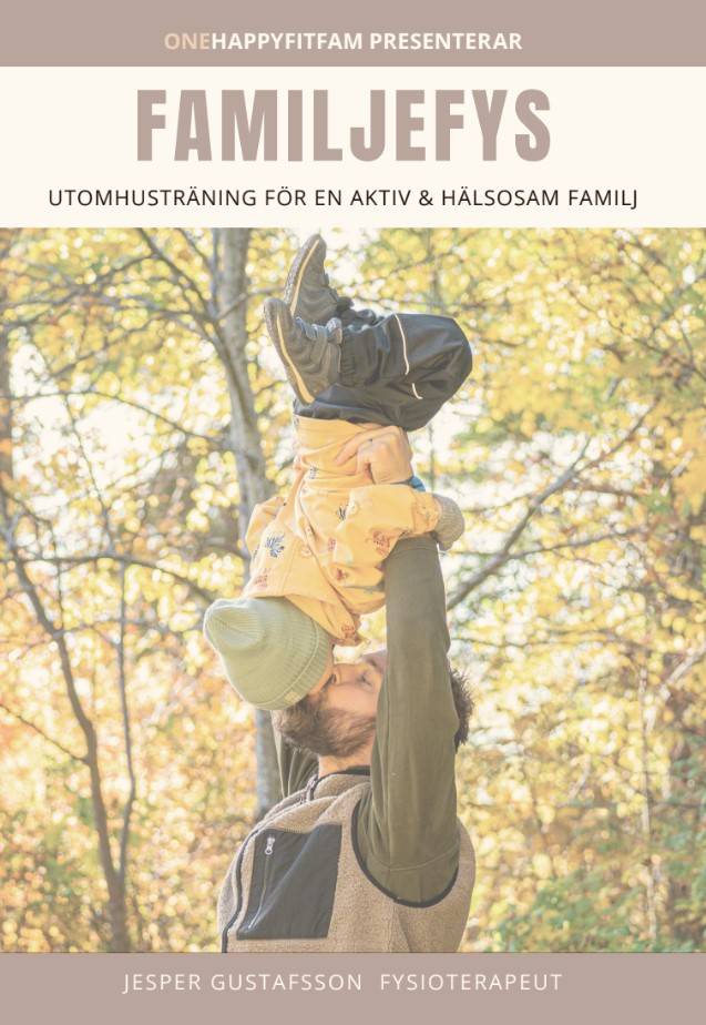 Familjefys- utomhusträning för en aktiv och hälsosam familj