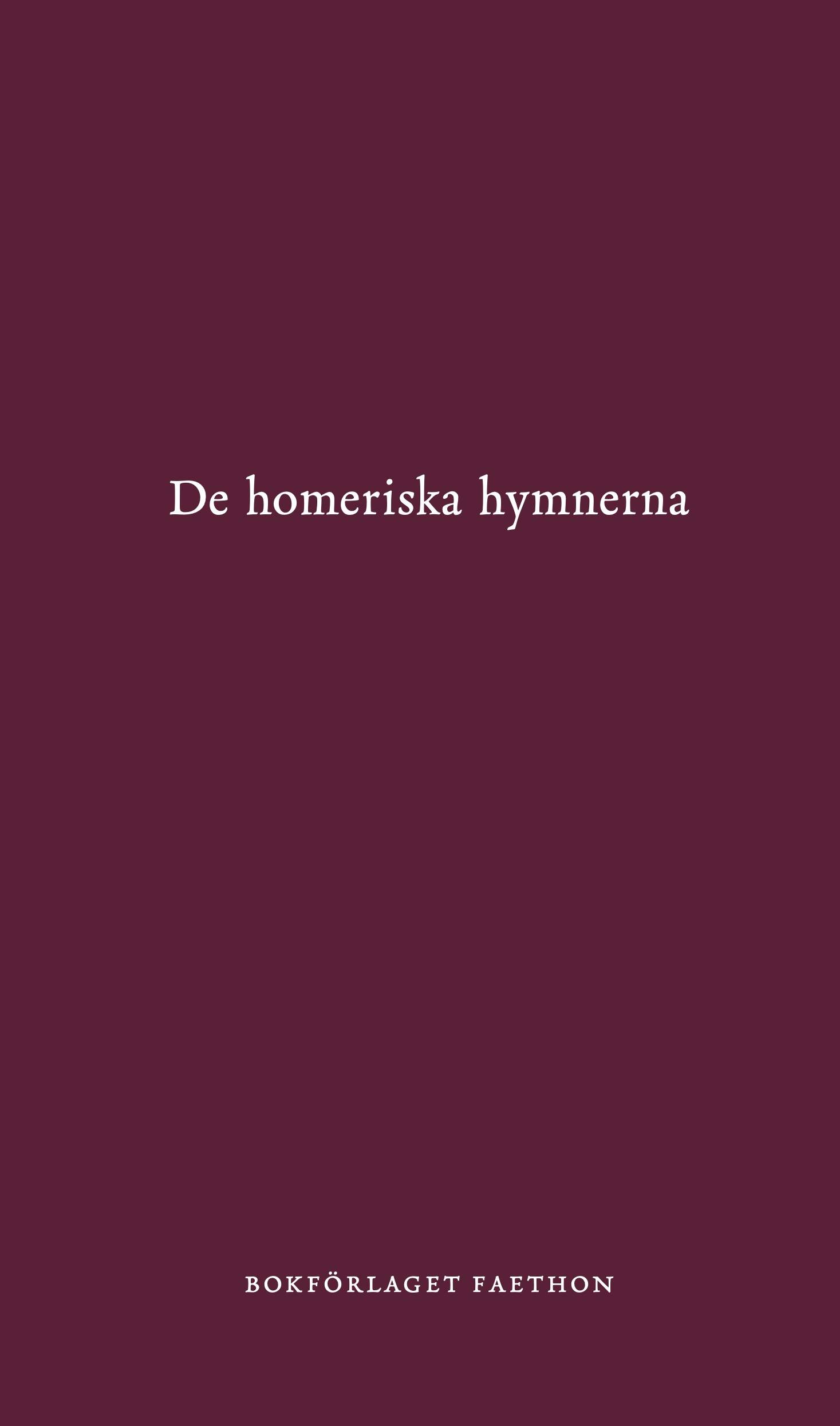 De homeriska hymnerna