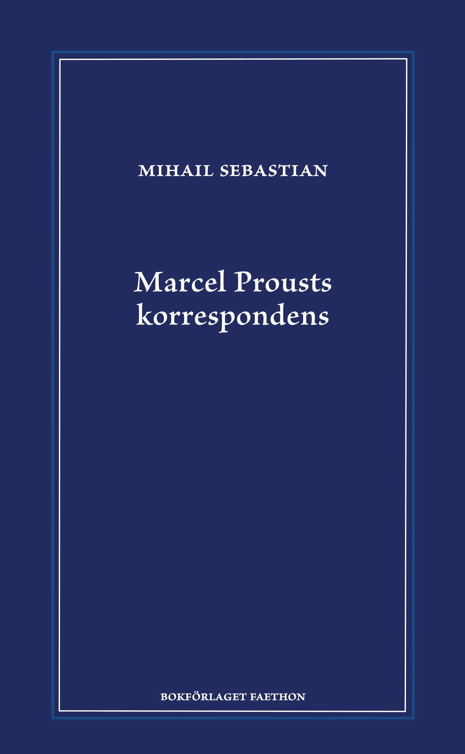 Marcel Prousts korrespondens