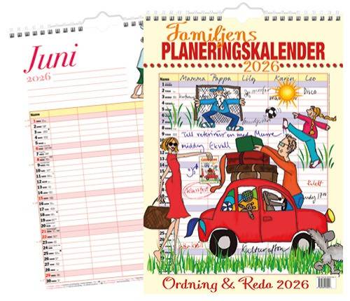 Familjens planeringskalender 2026