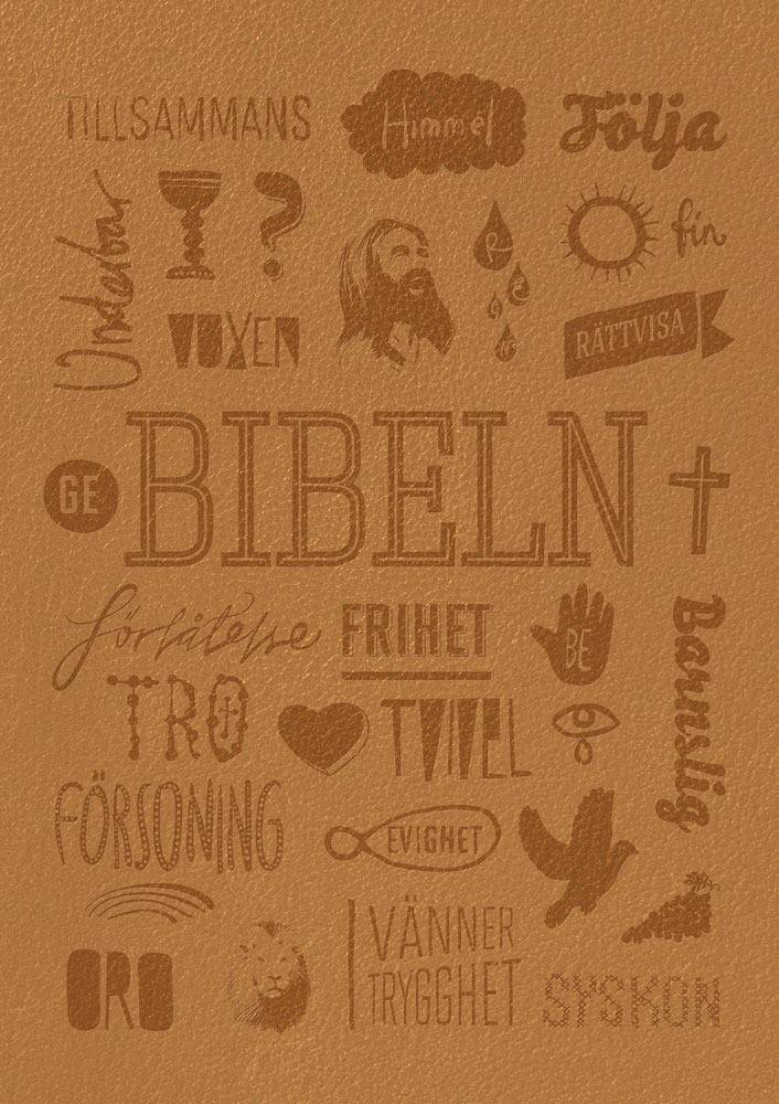 Svenska Folkbibeln 2015 : Slimline Bärnsten Konfirmandbibeln