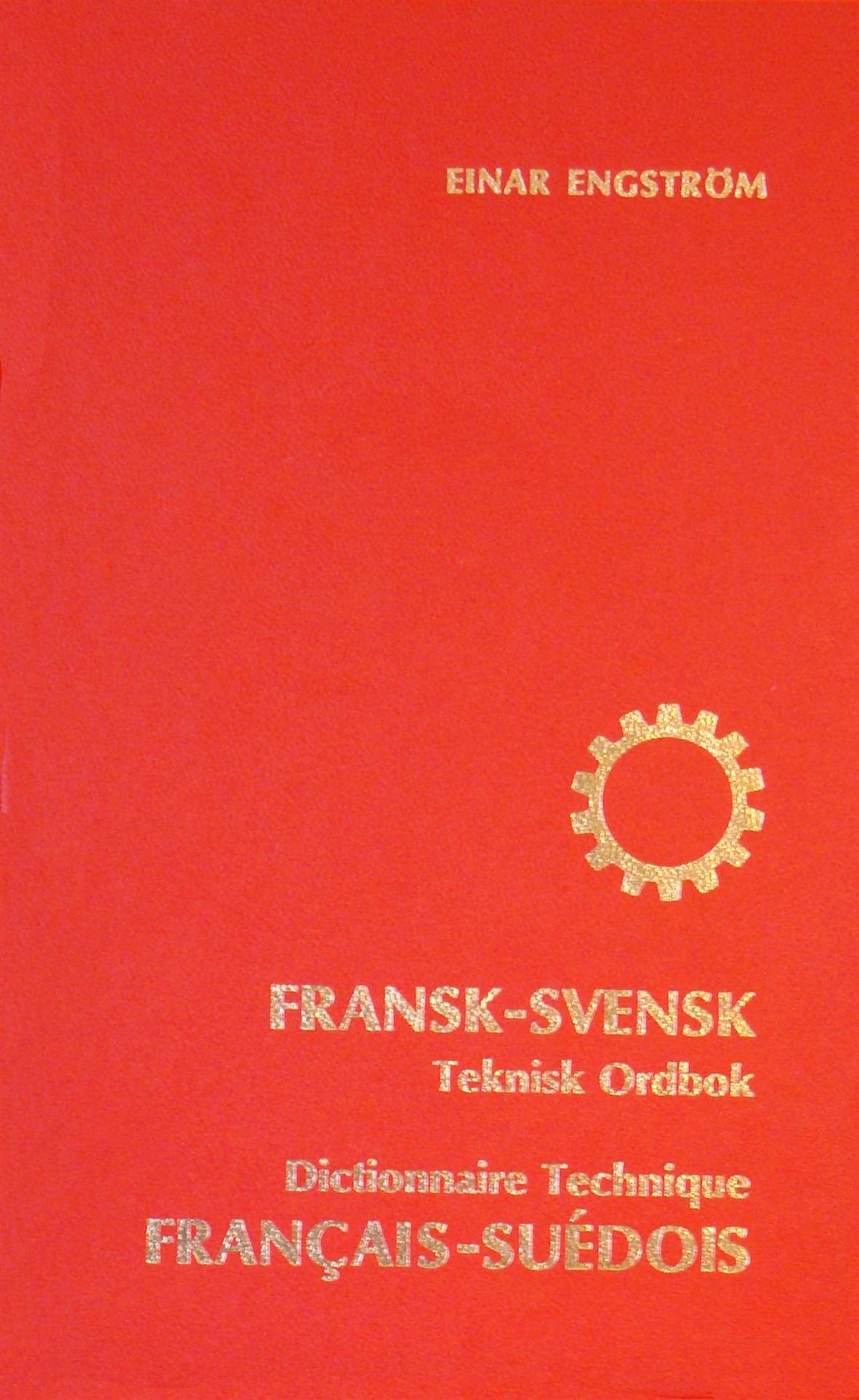 Fransk-svensk teknisk ordbok