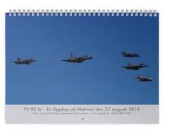 Flygkalender 2017 - FV 90 år - En flygdag på Malmen den 27 augusti 2016