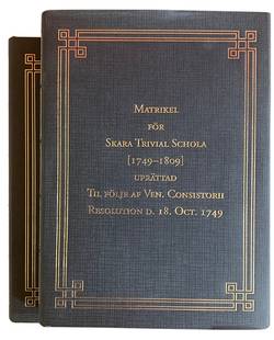 Matrikel för Skara Trivial Schola [1749–1809]