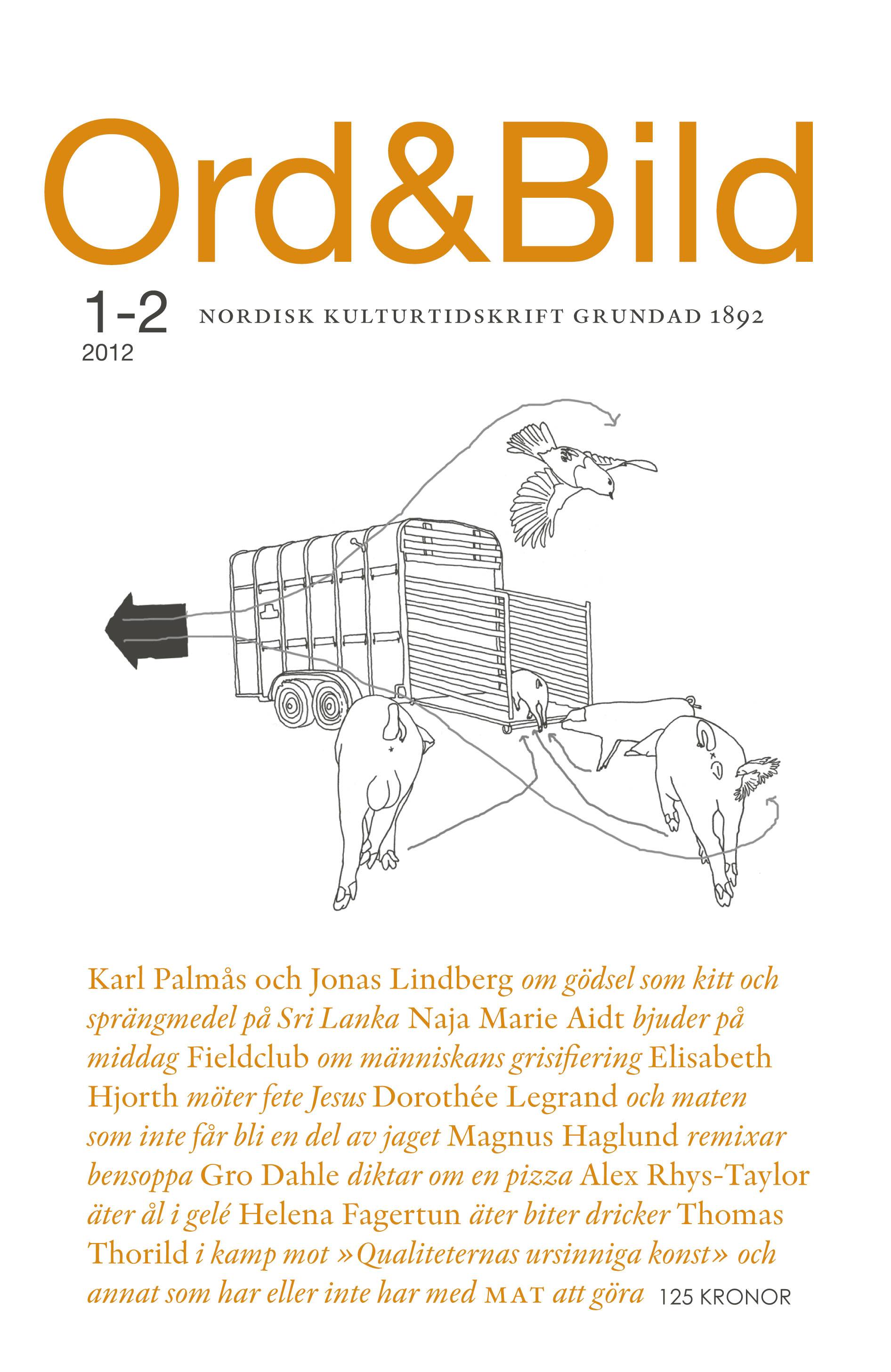 Ord&Bild 1-2(2012) Vad är mat och vad är annat?
