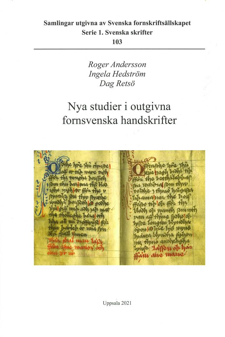 Nya studier i outgivna fornsvenska handskrifter