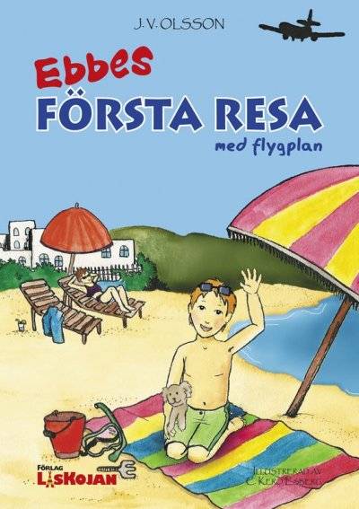 Ebbes första resa med flygplan