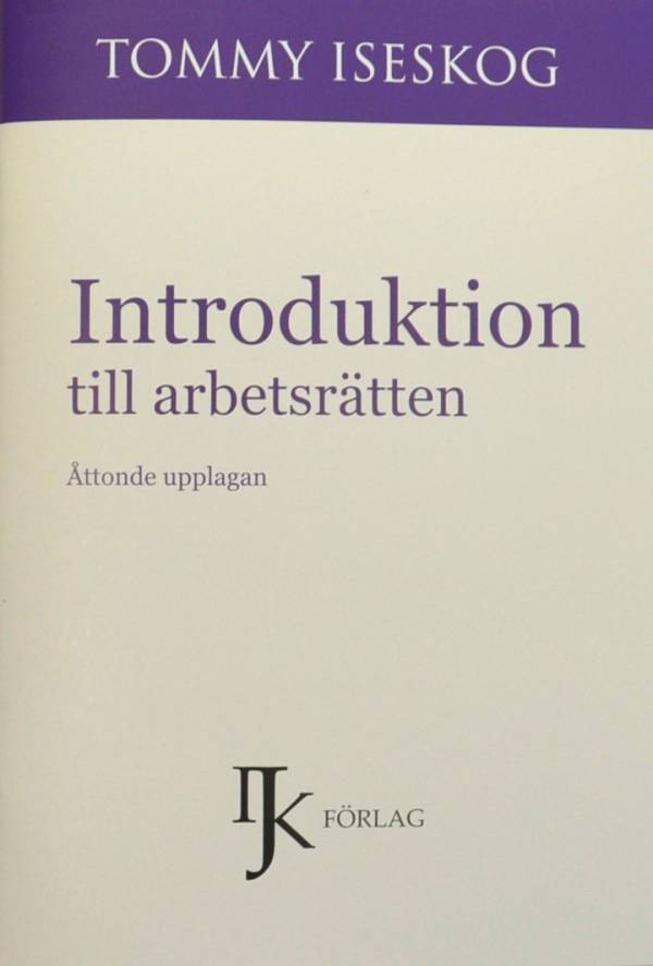 Introduktion till arbetsrätten