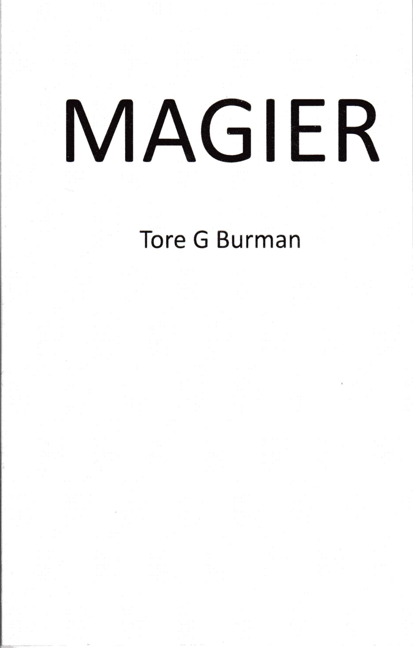 Magier : dikter 1986-2014