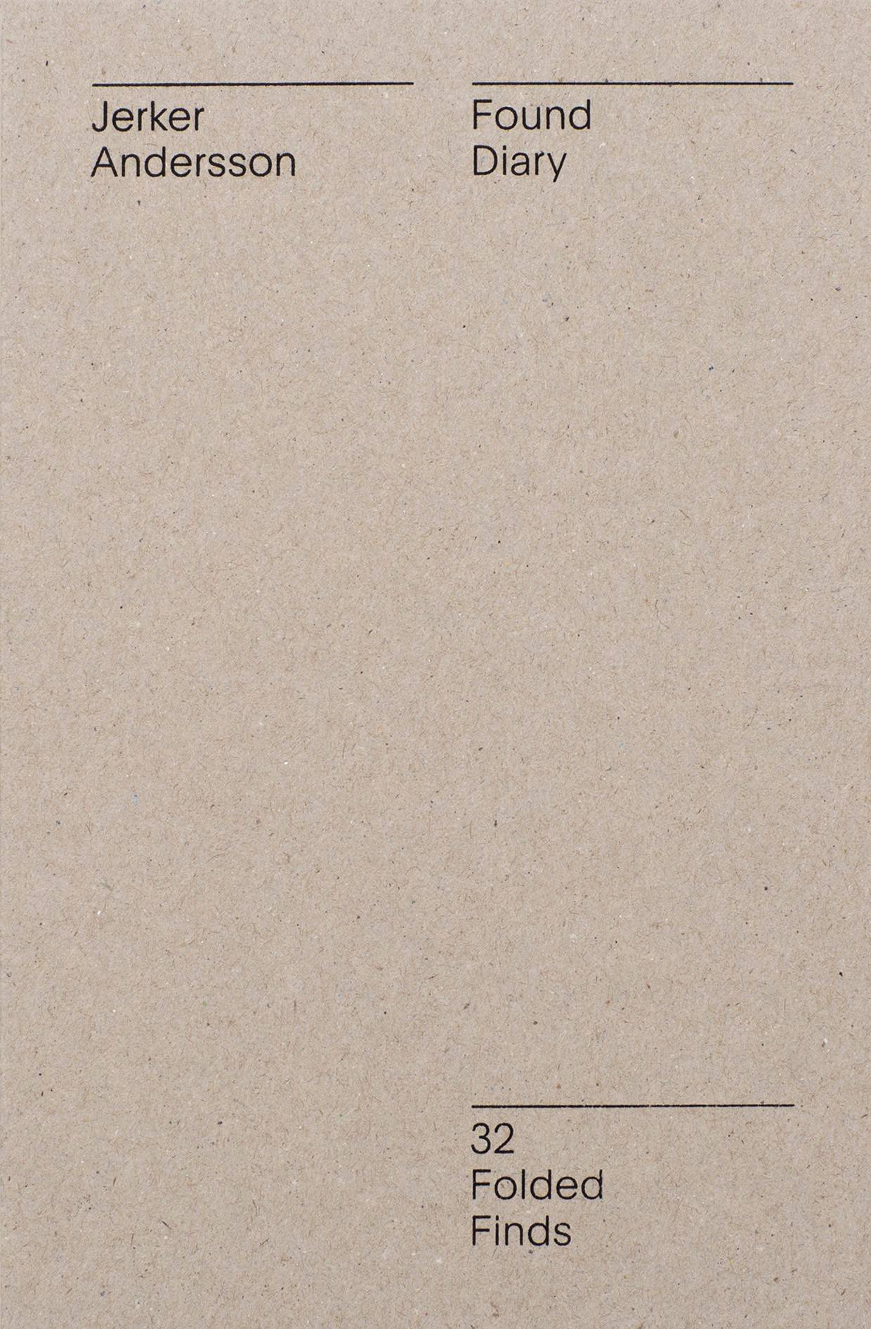 Found diary : 32 folded finds