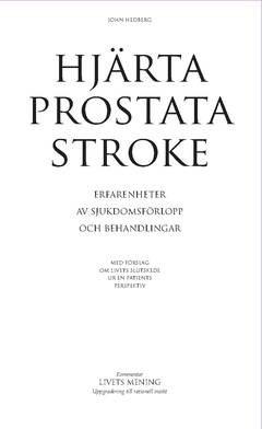 Hjärta, prostata, stroke : erfarenheter av sjukdomsförlopp och behandlingar - med förslag om livets slutskede ur en patients perspektiv