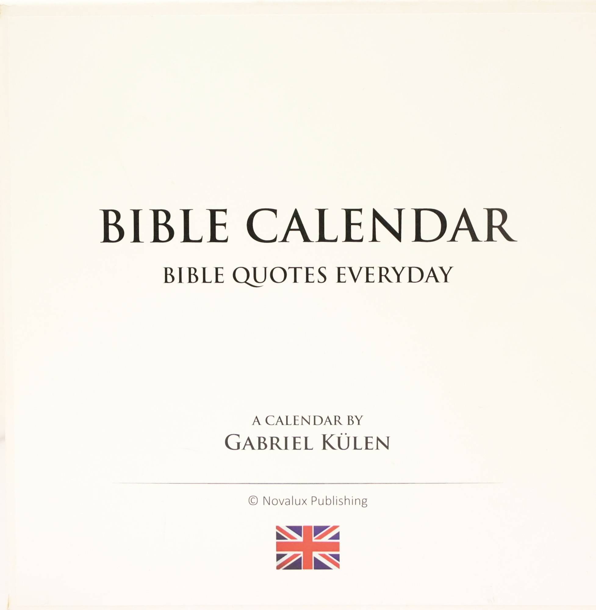 Bible calendar : bible quotes everyday