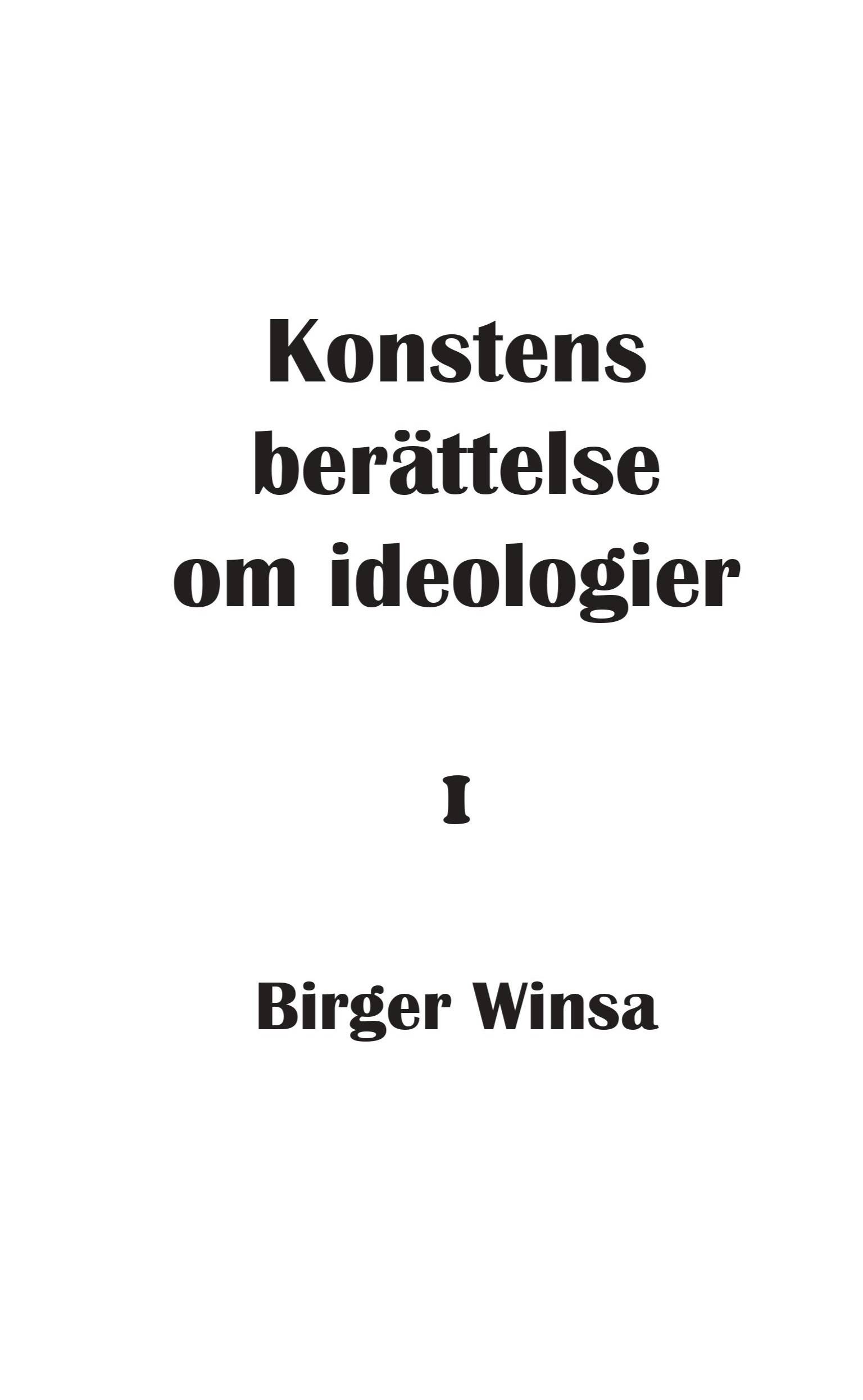 Konstens berättelse om ideologier