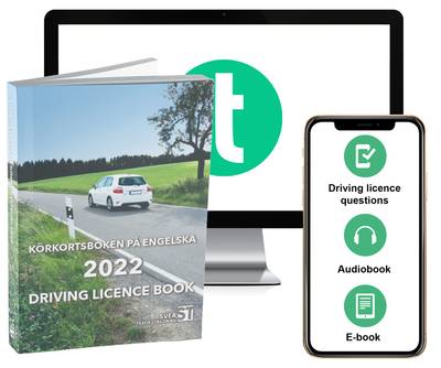 Körkortsboken på Engelska 2022 ; Driving licence book (book + theory pack with online exercises, theory questions, audiobook & ebook)