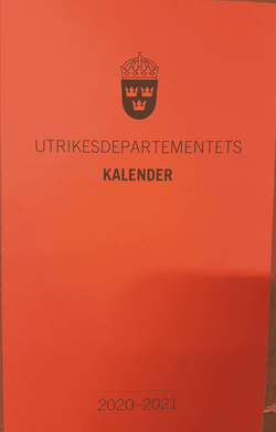 Utrikesdepartementets kalender 2020-2021