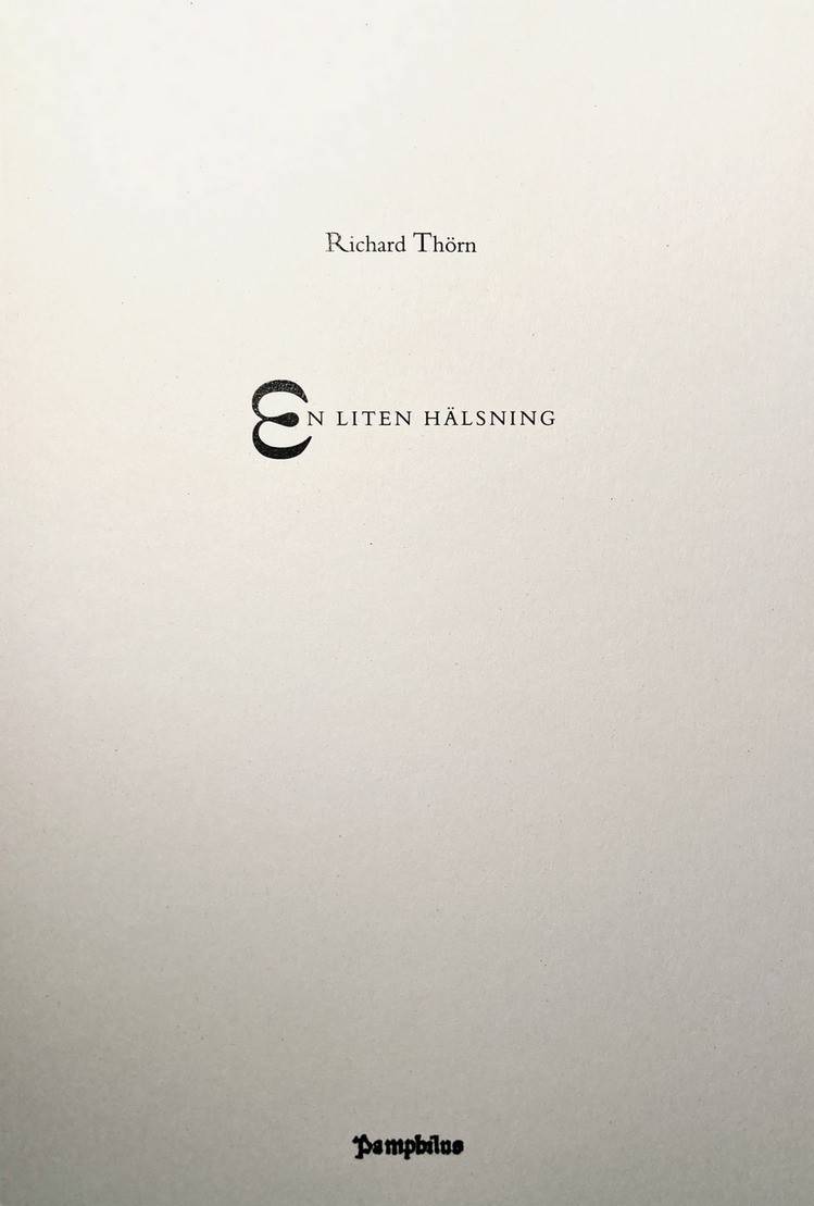 En liten hälsning
