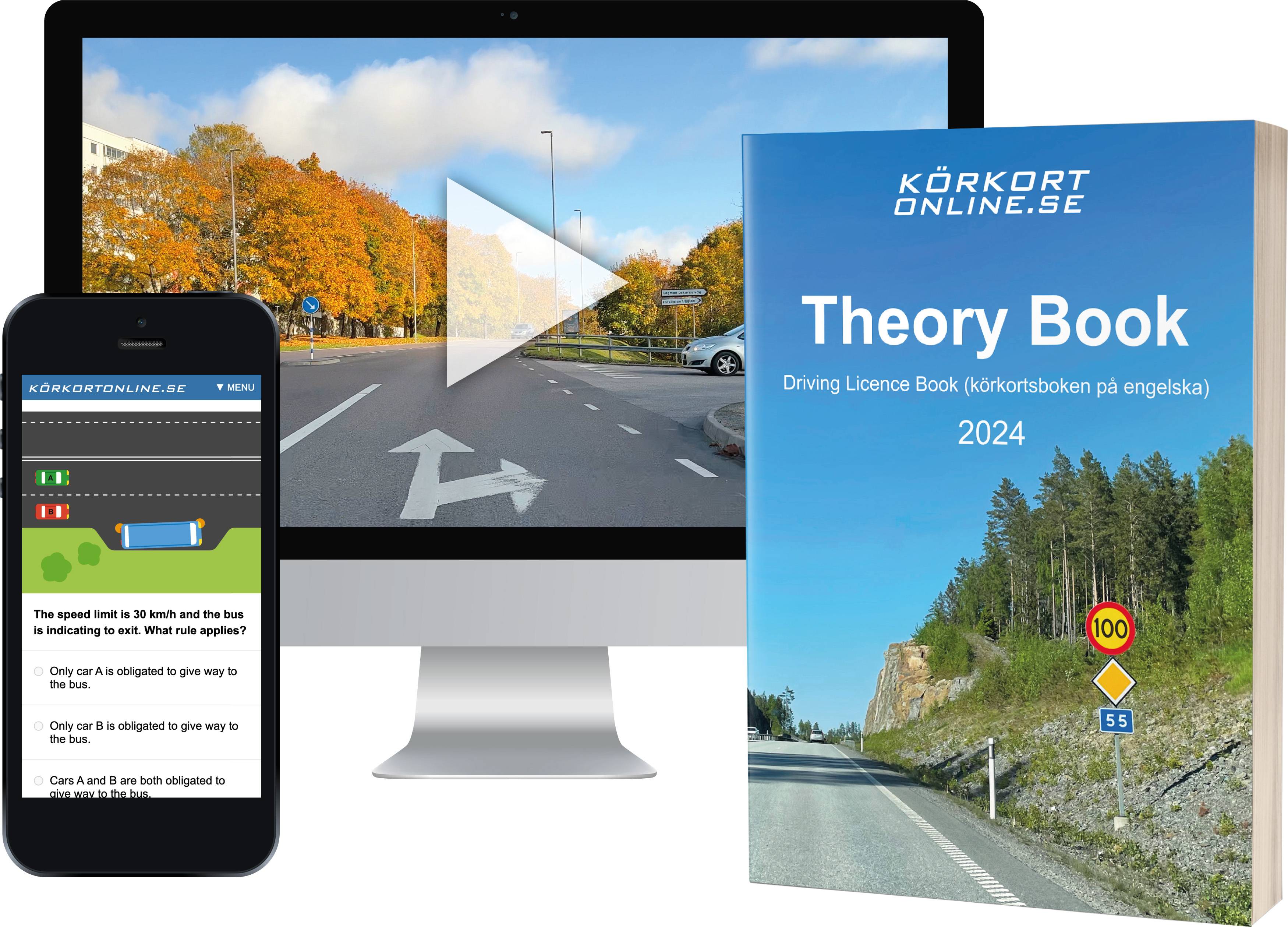 Theory Book 2024 + online tests