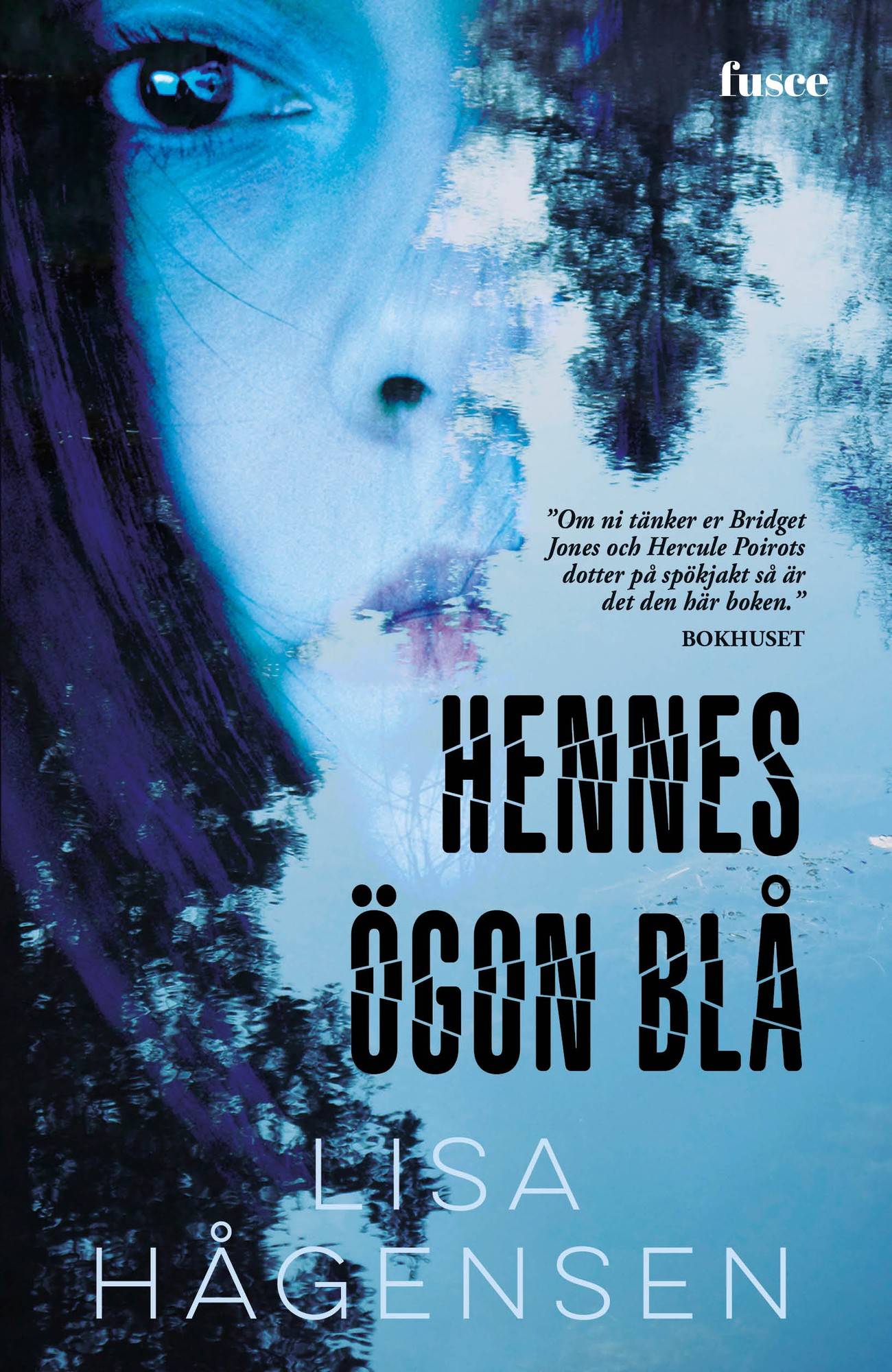 Hennes ögon blå