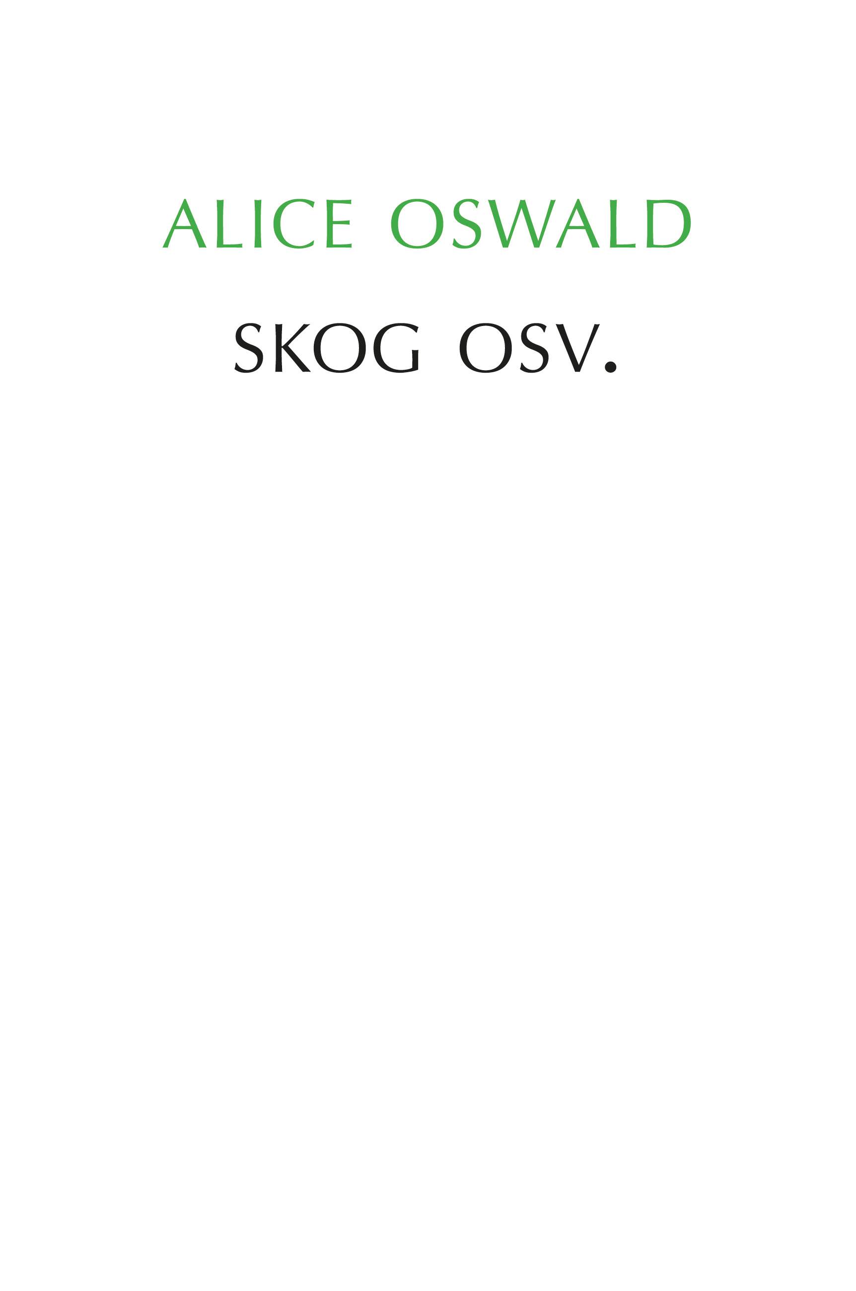 Skog osv.