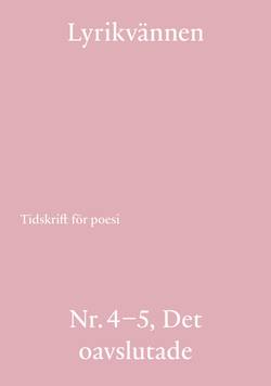Lyrikvännen 4-5 (2025)