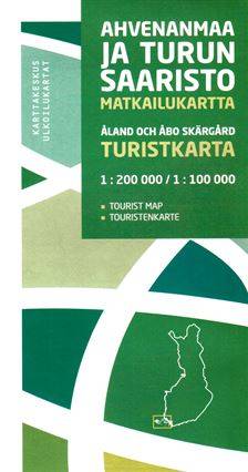 Åland och Åbo skärgård turistkarta