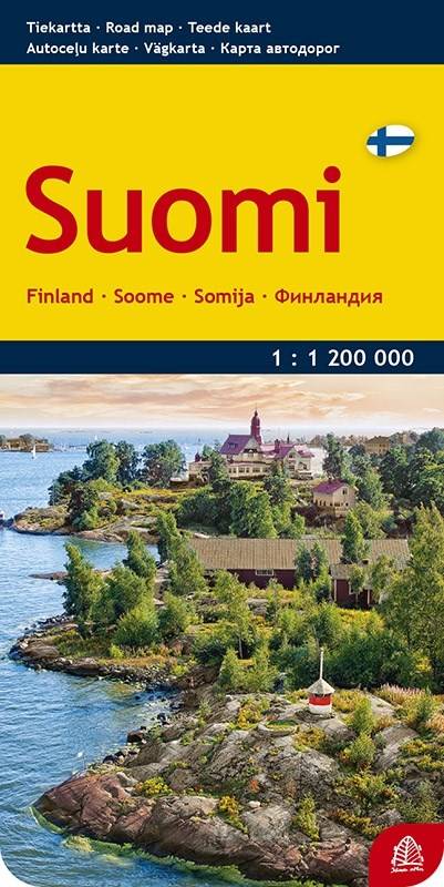 Map of Finland 1:1 200 000