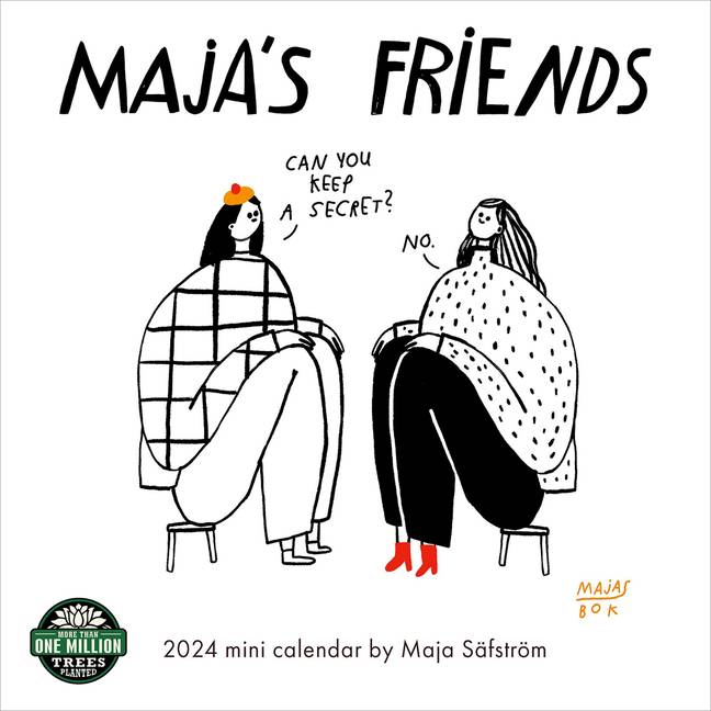 Maja's Friends 2024 Mini Calendar